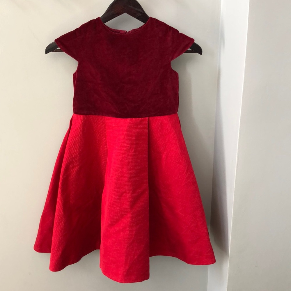 Jacadi Paris festive red Dress Valentines